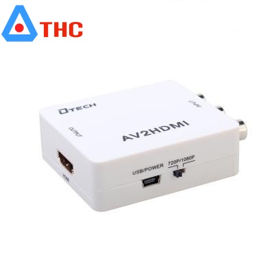 Thông số cơ bản thiết bị chuyển đổi AV sang HDMI Dtech (DT 6518)